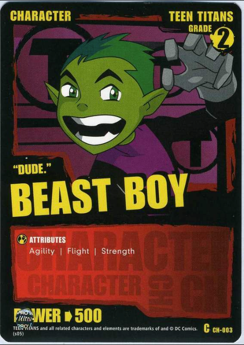 Beast Boy (grade 2) - Unlimited